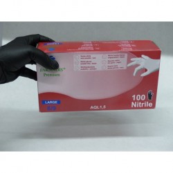 Gant Nitrile noir 8/9 Large