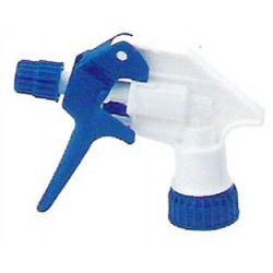 Tête spray Blanc / Bleu avec tube de 17 cm 