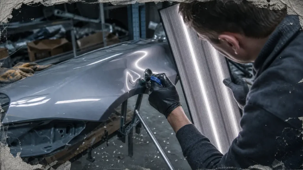 Débosseleur sans peinture : préserver la peinture d’origine sans se tromper d’outil