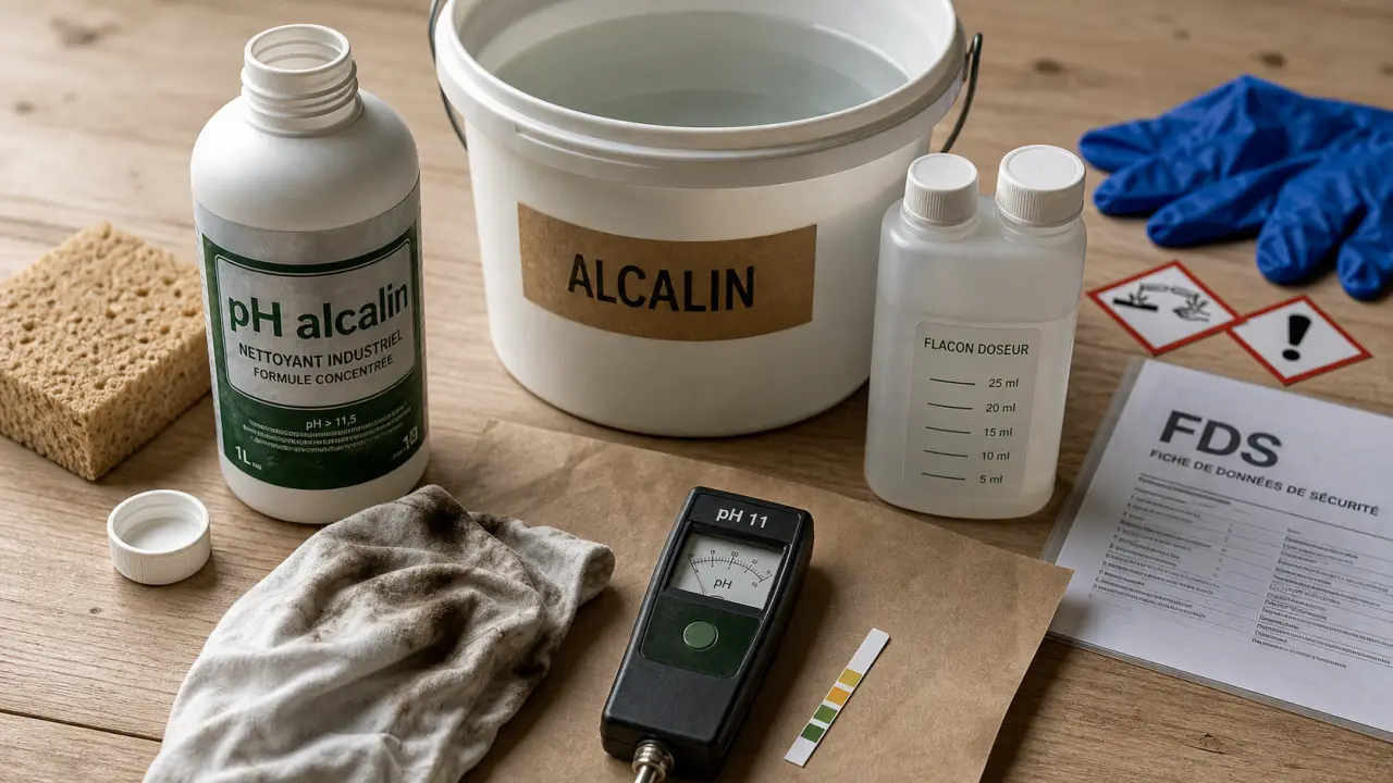 Produit alcalin : dégraisser fort ou rester prudent