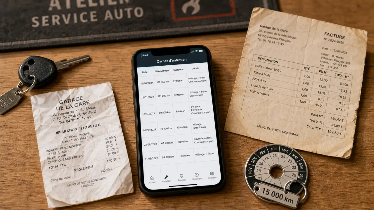 Application suivi entretien voiture : rappels, coûts et historique d’entretien