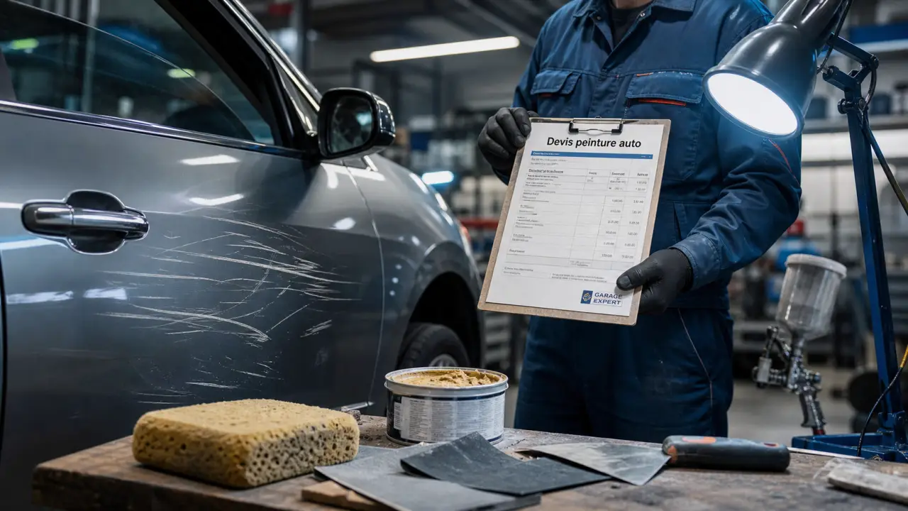 Devis peinture auto : retouche, élément ou complète, prix estimés