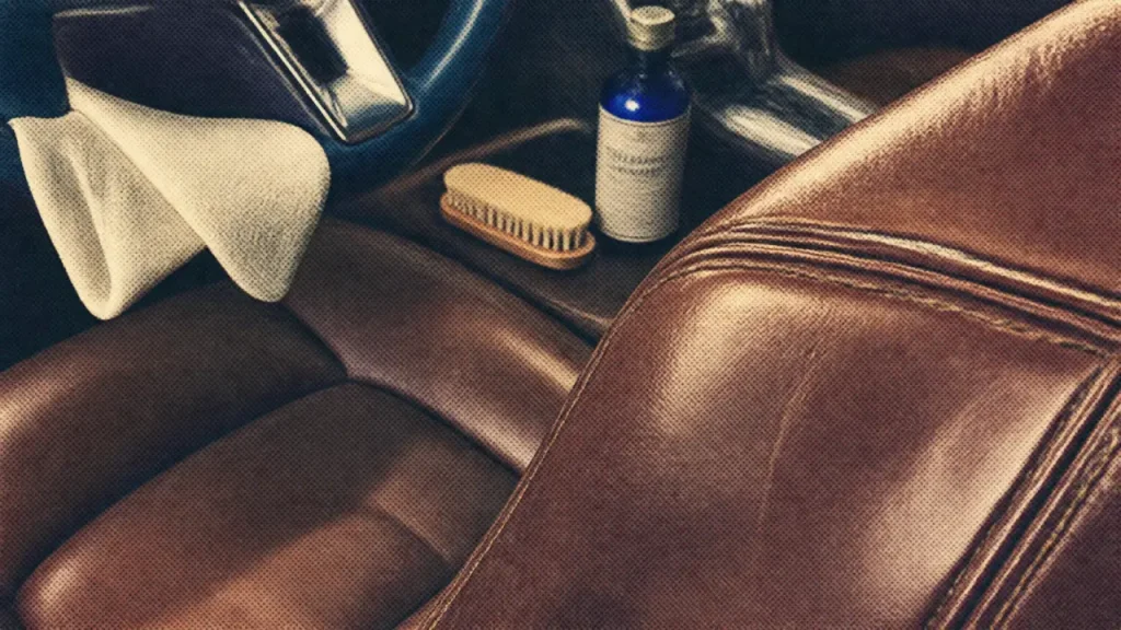Entretien cuir voiture, la méthode simple pour nettoyer, nourrir et protéger sans craquelures