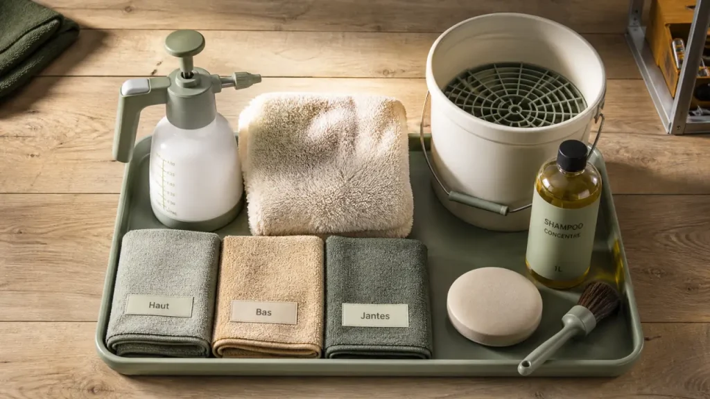 Quel matériel de lavage auto choisir pour nettoyer, sécher et protéger sans micro-rayures ?