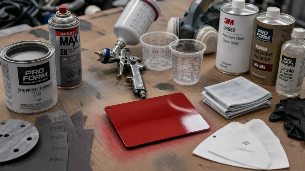 Peinture auto moto : choisir la bonne teinte, le bon format et le bon vernis