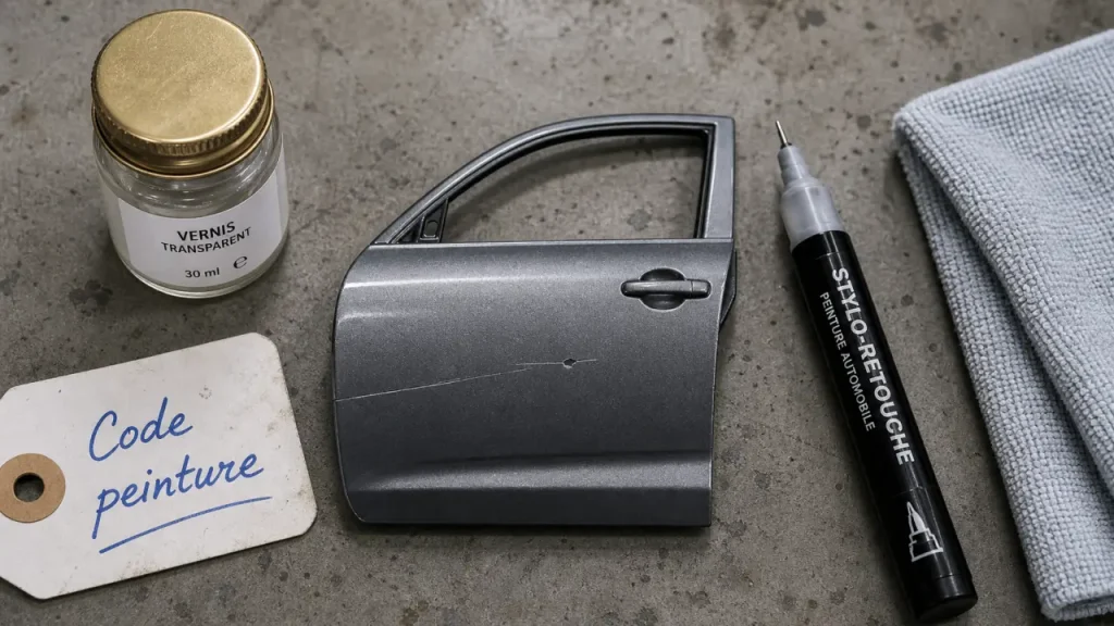 Peinture retouche auto : la bonne teinte, le vernis adapté et les gestes qui évitent la corrosion