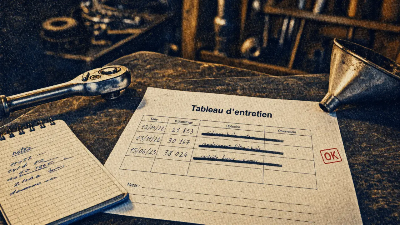 Tableau entretien voiture : kilométrage ou durée pour éviter la panne