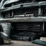 Nettoyage radiateur voiture sans démontage : vinaigre blanc et brosse douce