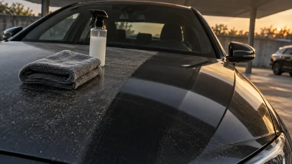 Nettoyage voiture sans eau : pratique, mais pas pour une carrosserie très sale