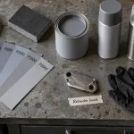 Peinture k auto pour retouche carrosserie et pièces chaudes, masquage et vernis