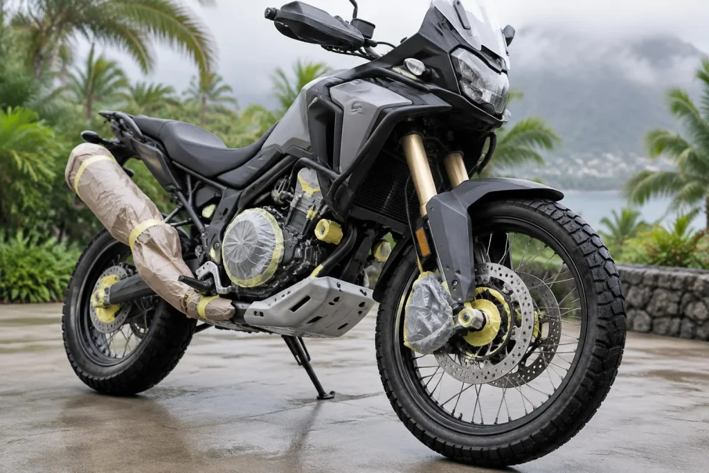 Préparer sa moto pour un nettoyage professionnel à La Réunion : les zones à protéger avant le lavage