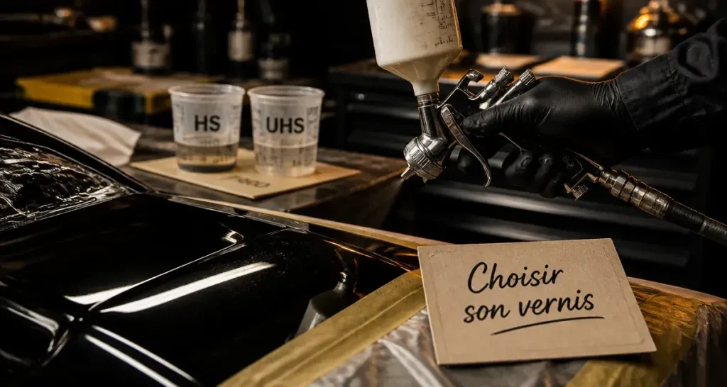 Vernis auto HS ou UHS : lequel choisit-on selon le chantier ?