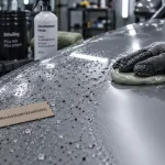 Décontaminant carrosserie : clay bar sans micro-rayures sur capot