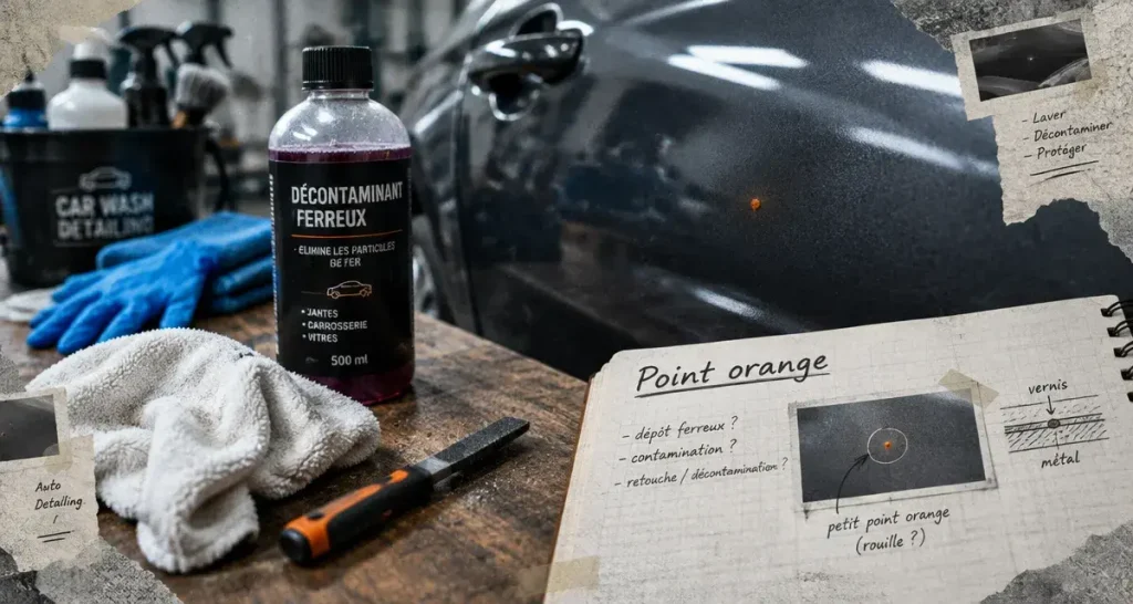 Enlever un petit point de rouille sur une carrosserie sans poncer le vernis